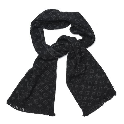 lv bag scarf|louis vuitton scarf women's black.